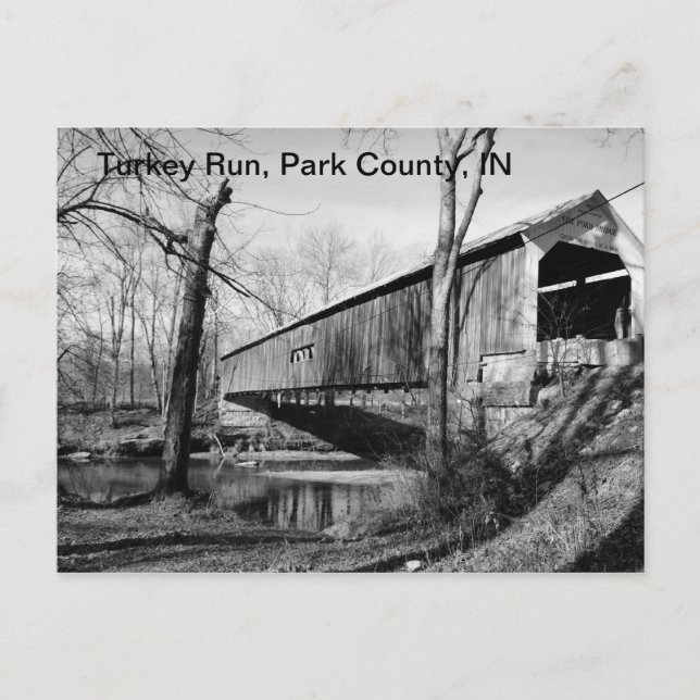 Cartão Postal Ponte coberta (Frente)