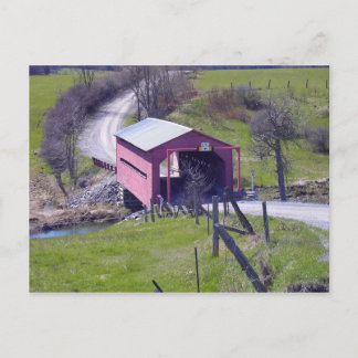 Cartão Postal Ponte Coberta Em Outaouais