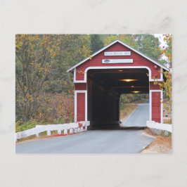 Cartão Postal Ponte coberta por ardósia