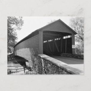 Cartão Postal Ponte Coberta por Griesemer Mill