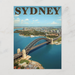 Cartão Postal Ponte da Baía de Sydney Austrália