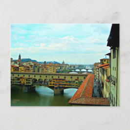 Cartão Postal Ponte da compra de Florença, Italia