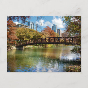 Cartão Postal Ponte da Ladybird Lake Running Trail - Austin, Tex