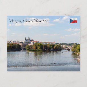 Cartão Postal Ponte da Legião e Castelo de Praga - Praga