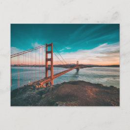 Cartão Postal PONTE DA PORTA DO ouro, SAN FRANCISCO, CALIFÓRNIA