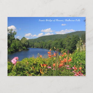 Cartão Postal Ponte das Flores, Shelburne Falls