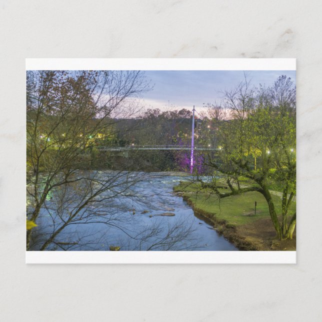 Cartão Postal ponte de libertação de greenville do sul da caroli (Frente)