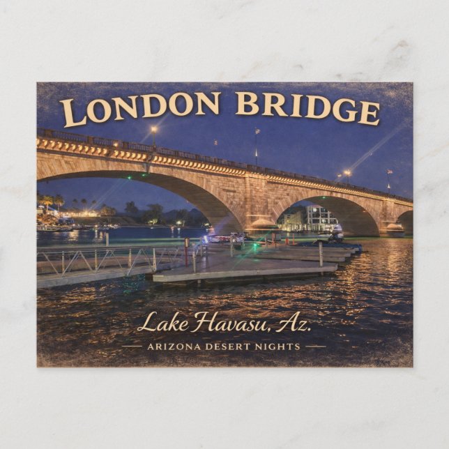 Cartão Postal Ponte de Londres (Frente)