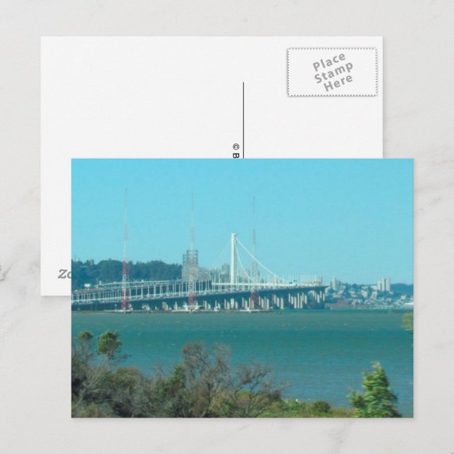Cartão postal - Ponte de Oakland Bay (Frente/Verso)