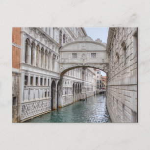 Cartão Postal Ponte de Sights Veneice Itália