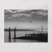 Ponte de suspensão em Lisboa