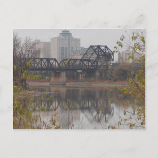 Cartão Postal Ponte de trem Winnipeg