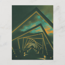 Cartão Postal ponte de trilha alta