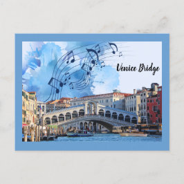 Cartão Postal Ponte de Veneza de Roma