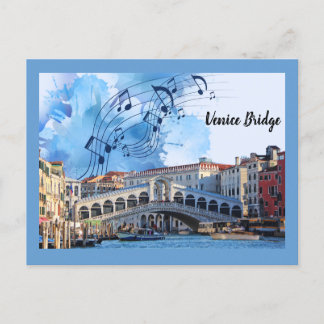 Cartão Postal Ponte de Veneza de Roma