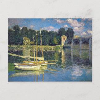 Cartão Postal Ponte do Argenteuil - Claude Monet