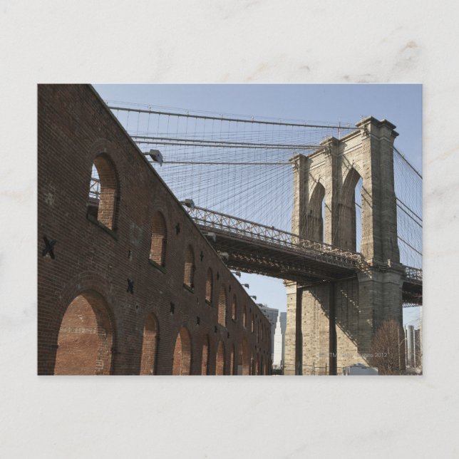 Cartão Postal Ponte do Brooklyn (Frente)