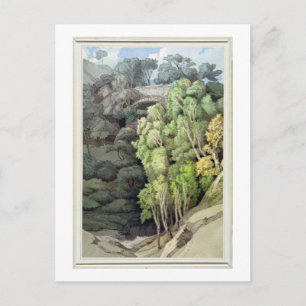 Cartão Postal Ponte do Diabo, 1810 (c/c com caneta e tinta por c