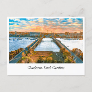 Cartão Postal Ponte do Rio Ashley: Uma Viagem em Charleston
