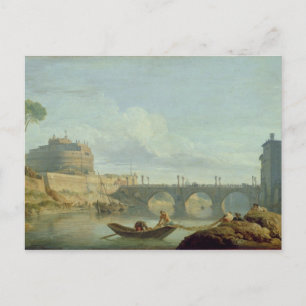 Cartão Postal Ponte e Castelo Sant'Angelo, 1745