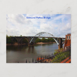 Cartão Postal Ponte Edmund Pettus em Selma, Alabama