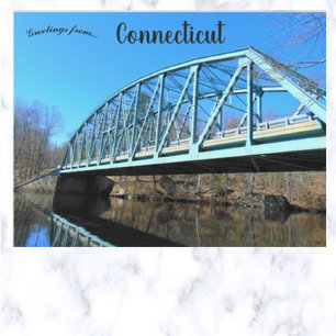 Cartão Postal Ponte em Canterbury Connecticut