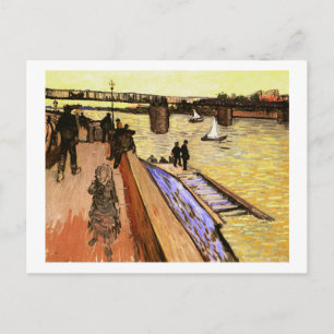 Cartão Postal Ponte em Trinquetaille, Vincent Van Gogh