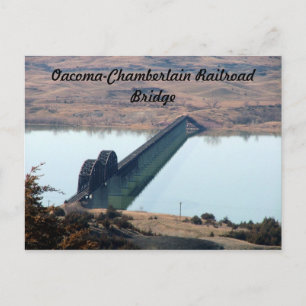 Cartão Postal Ponte Ferroviária Oacoma-Chamberlain