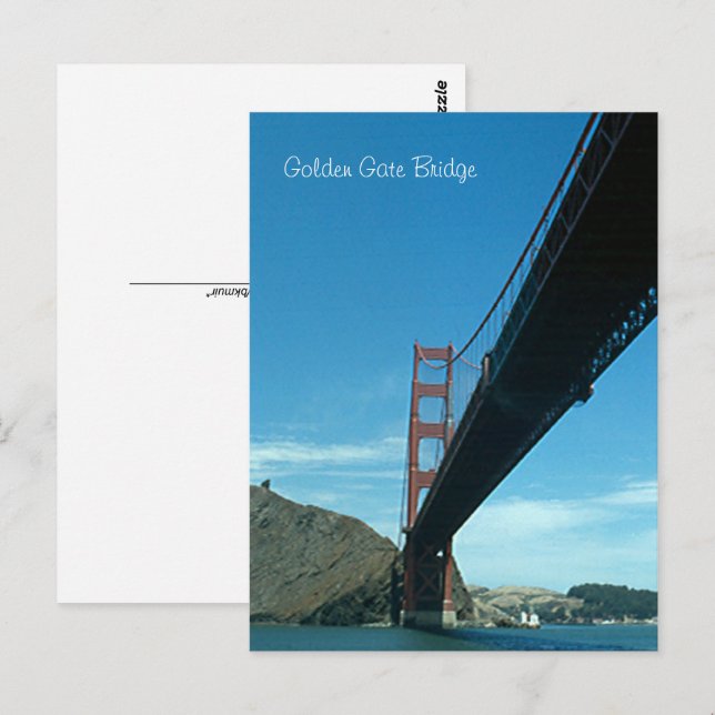Cartão postal - Ponte Golden Gate (Frente/Verso)