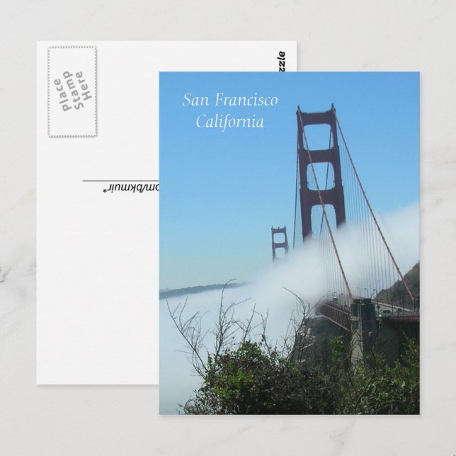 Cartão postal - Ponte Golden Gate (Frente/Verso)