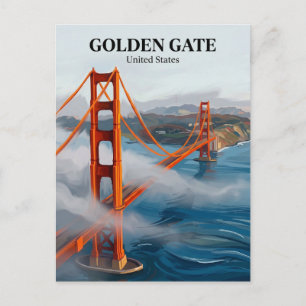 Cartão Postal Ponte Golden Gate Califórnia