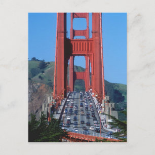 Cartão Postal Ponte Golden Gate e Baía de São Francisco