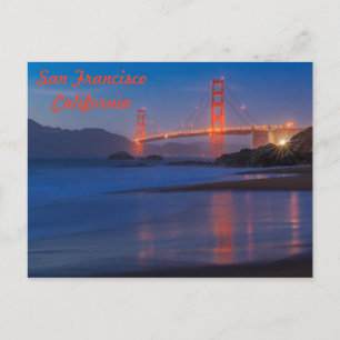 Cartão Postal Ponte Golden Gate São Francisco Califórnia