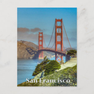 Cartão Postal Ponte Golden Gate São Francisco Viagem Califórnia