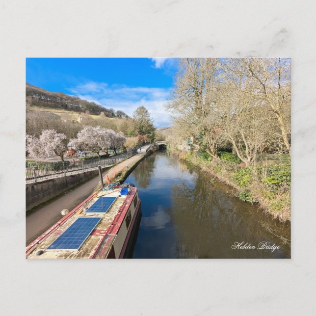Cartão Postal Ponte Hebden (Frente)