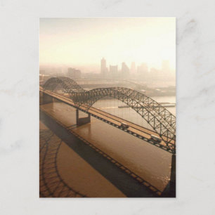 Cartão Postal Ponte Hernando de Soto em Memphis