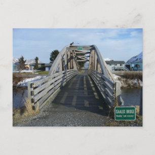 Cartão Postal Ponte Isaalux na cidade de Unalaska, AK