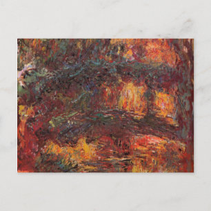 Cartão Postal Ponte Japonesa - Claude Monet - c1920