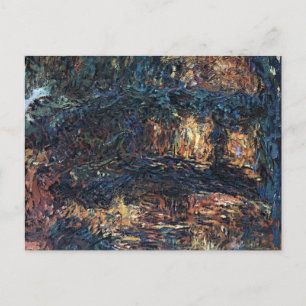 Cartão Postal Ponte Japonesa de Claude Monet, Arte Fino Antigo
