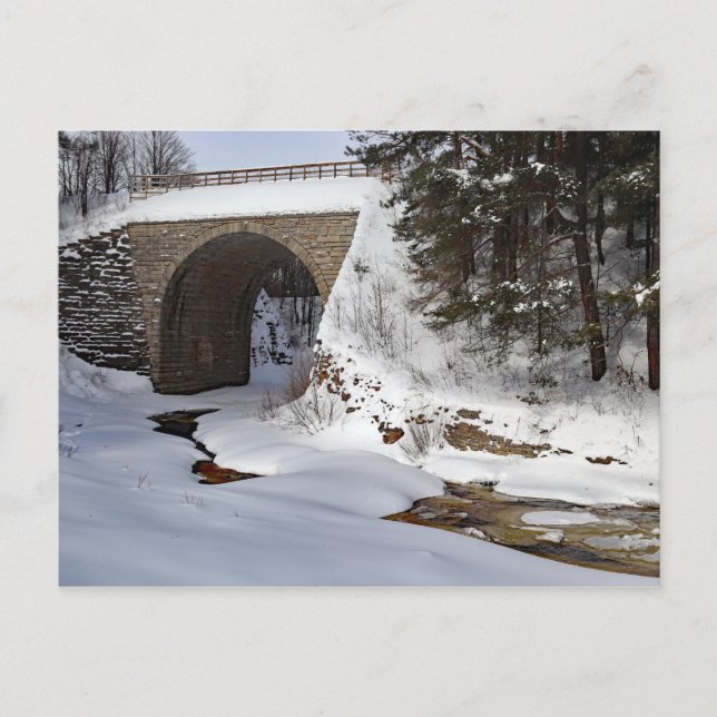 Cartão Postal Ponte Keystone, Ramsay, Península Superior (Frente)