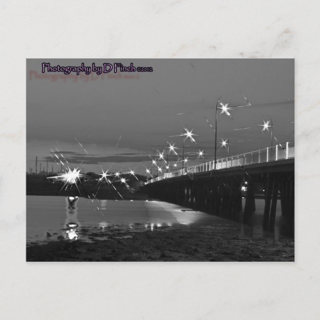 Cartão Postal Ponte Langstone (Frente)