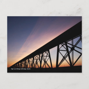 Cartão Postal Ponte Lethbridge de alto nível