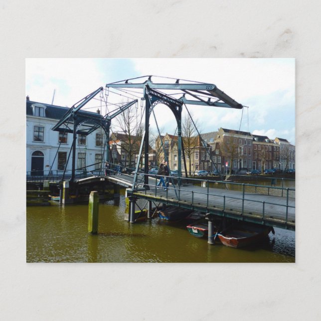 Cartão Postal Ponte levante, Amsterdã (Frente)