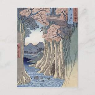 Cartão Postal Ponte macaca na província de Kai