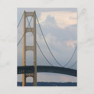 Cartão Postal Ponte Mackinac, Michigan, EUA