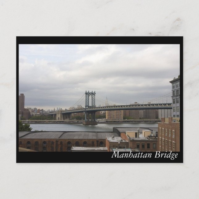 Cartão Postal Ponte Manhattan (Frente)