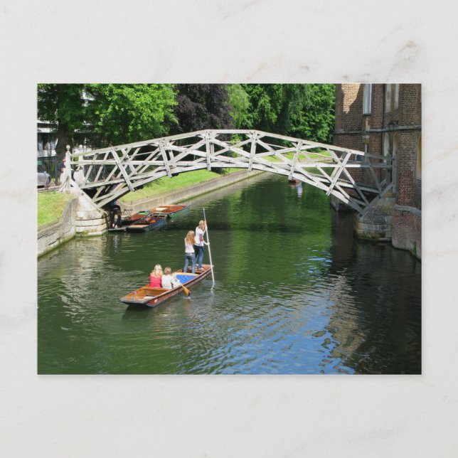 Cartão Postal Ponte Matemática, Cambridge (Frente)