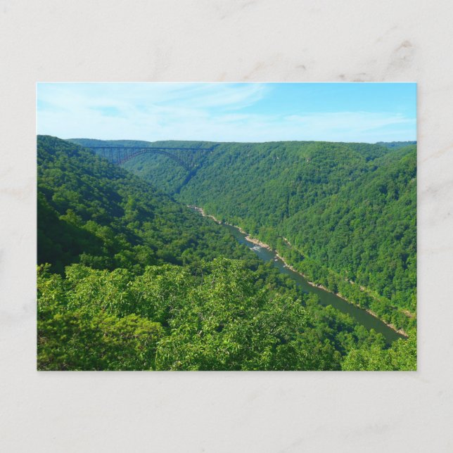 Cartão Postal Ponte New River Gorge I (Frente)