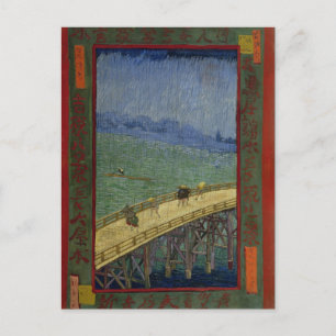 Cartão Postal Ponte no Cartão-postal da chuva