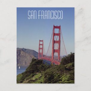 Cartão Postal Ponte ouro Gate, São Francisco